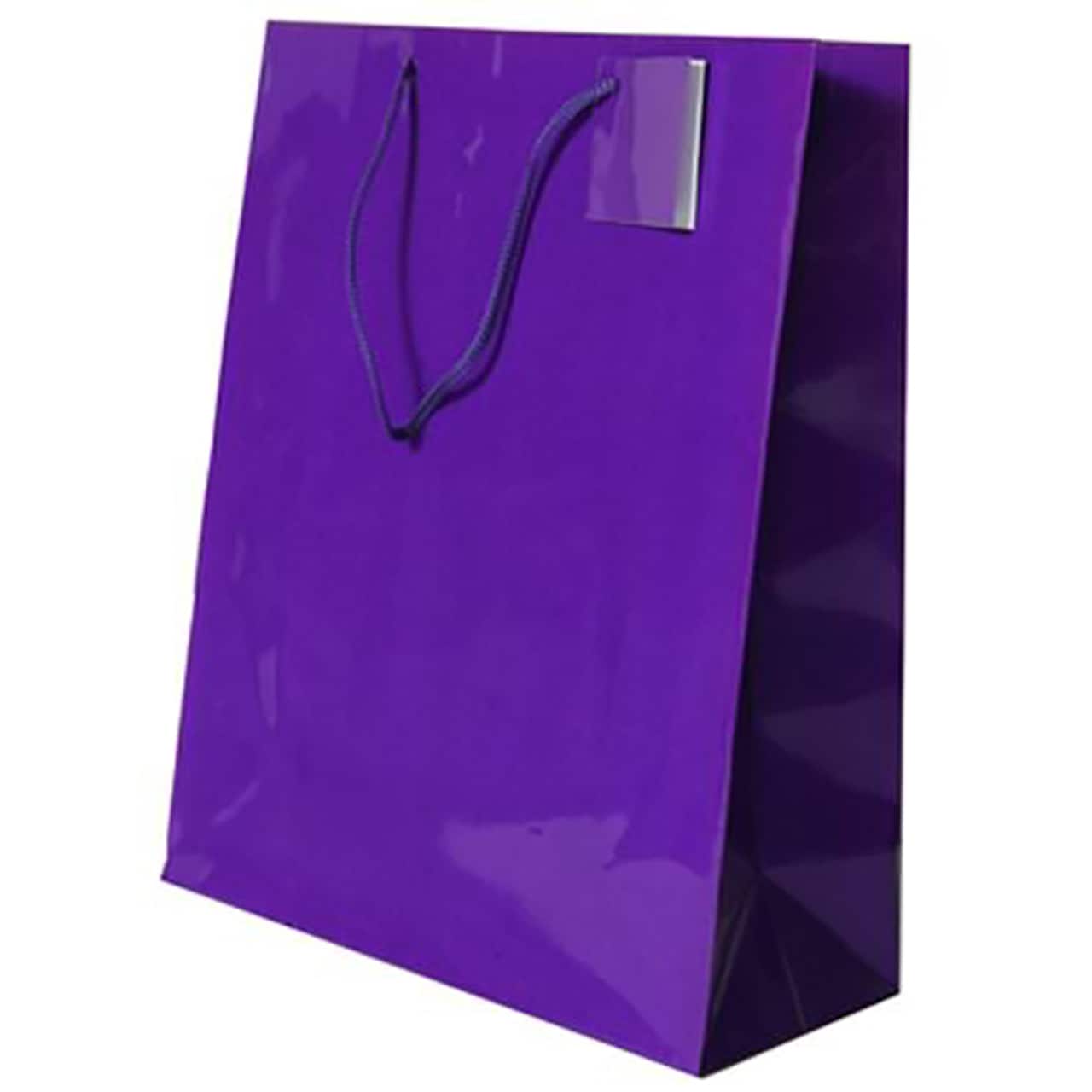 JAM Paper Large Glossy Gift Bags with Rope Handles, 3ct.